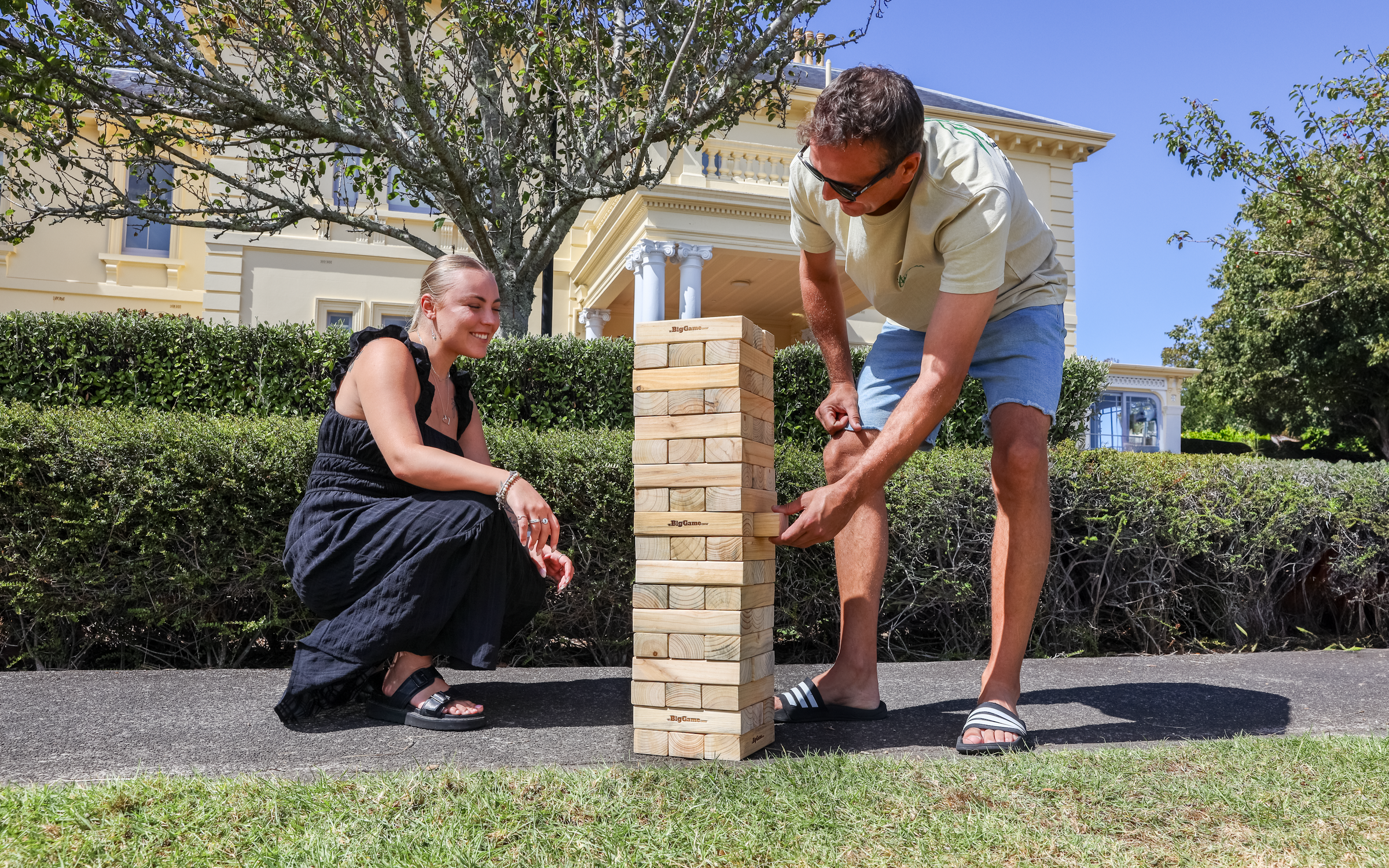 Giant Outdoor Jenga & Tumble Tower Games