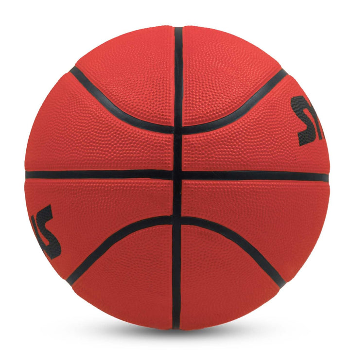 Synco Basketball Ball (Size7, Red/Brown, for Training Purpose)
