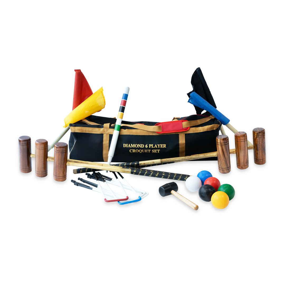 6 Player Diamond Croquet Set