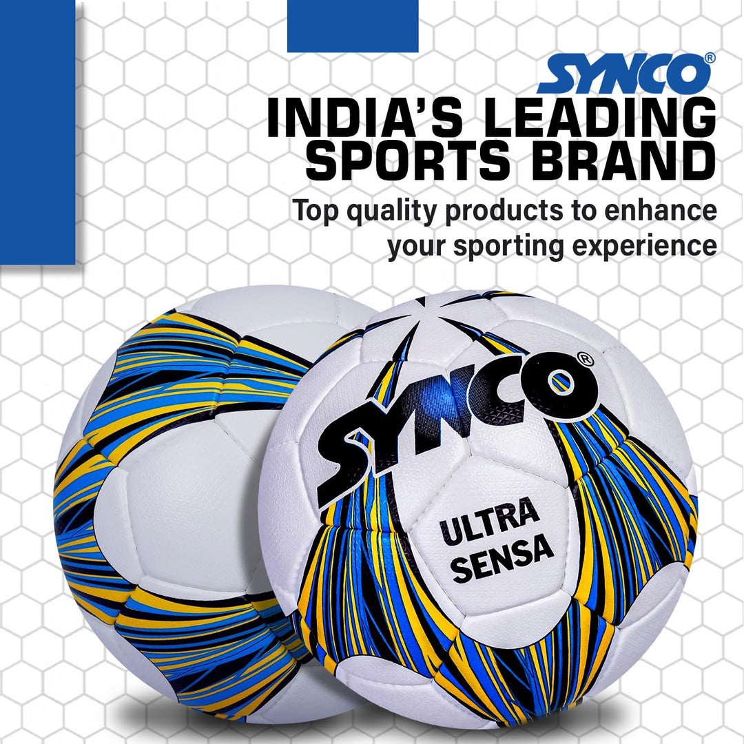 SYNCO PROFESSIONAL FIFA ULTRASENSA PU FOOTBALL SIZE 5 PANEL 320 SS6500