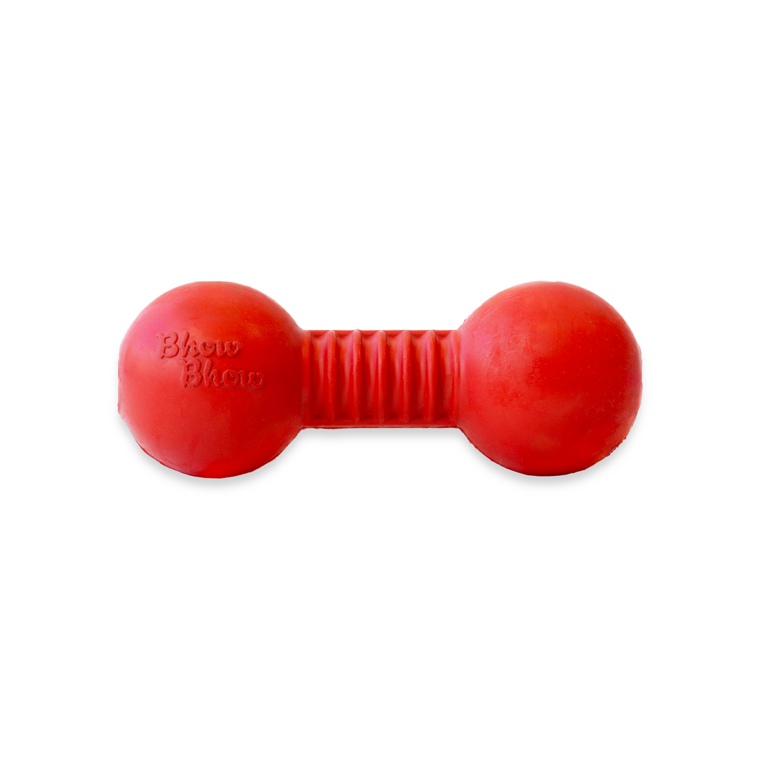 Dog Rubber Spinner Red
