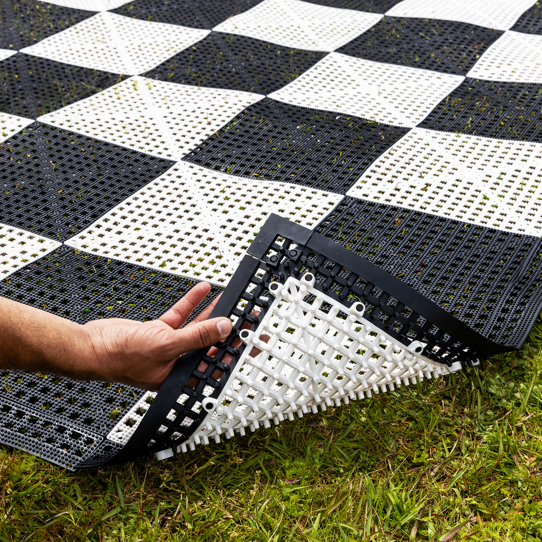 Giant Rubberised Chess Board with Health & Safety Edges
