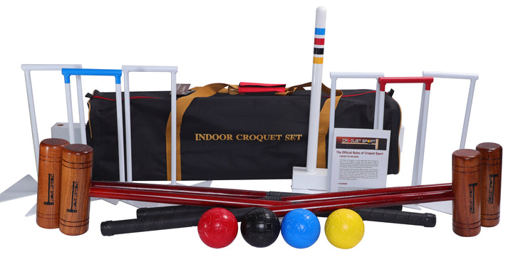 Indoor/Outdoor Croquet Set - For use on astro turf and artificial grass surfaces