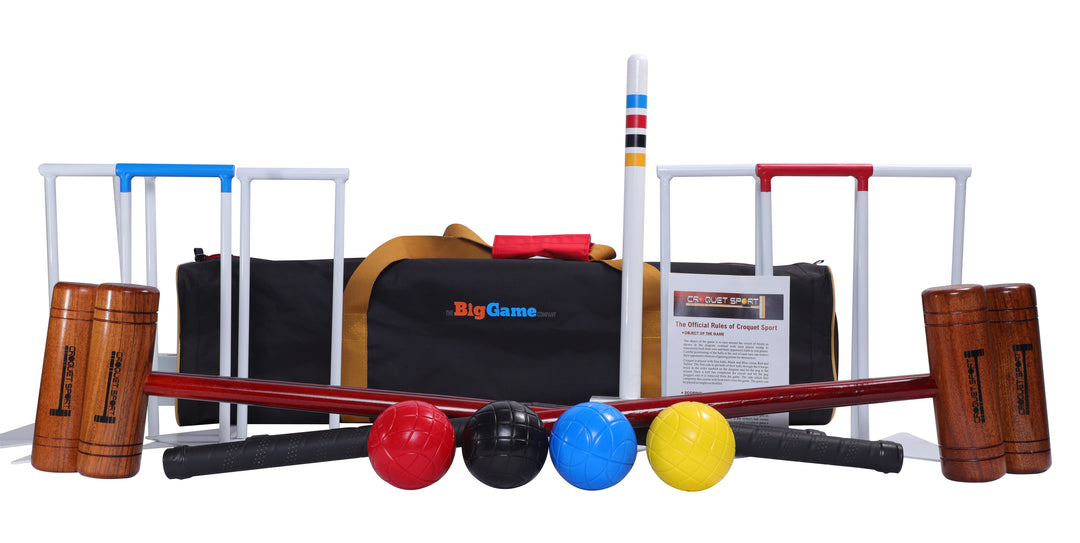Indoor/Outdoor Croquet Set - For use on astro turf and artificial grass surfaces