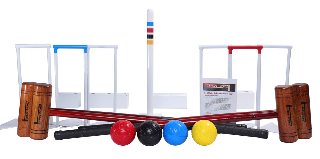 Indoor/Outdoor Croquet Set - For use on astro turf and artificial grass surfaces
