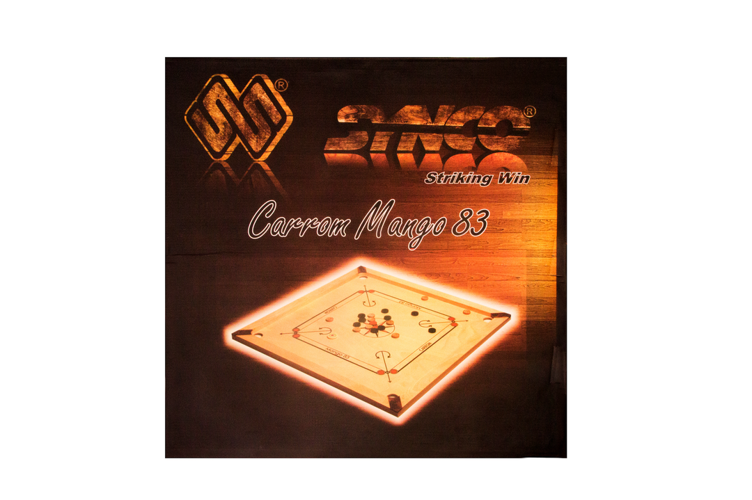 Synco Mango Series 83 (33”) Carrom Board with striker, coins set and powder
