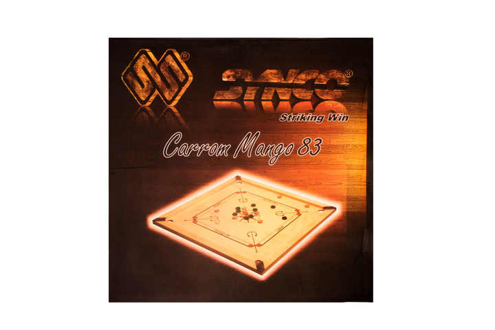 Synco Mango Series 83 (33”) Carrom Board with striker, coins set and powder