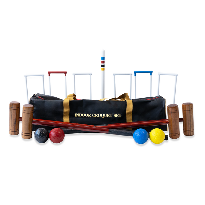 Indoor/Outdoor Croquet Set - For use on astro turf and artificial grass surfaces