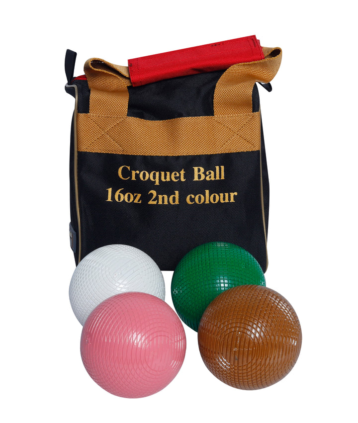 Croquet Balls - 16oz Match Quality Plastic Croquet Balls - 2nd Colours