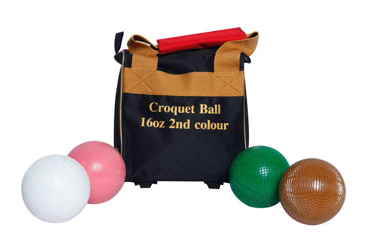 Croquet Balls - 16oz Match Quality Plastic Croquet Balls - 2nd Colours