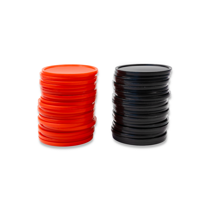 Giant 4 Coins (Red & Black)
