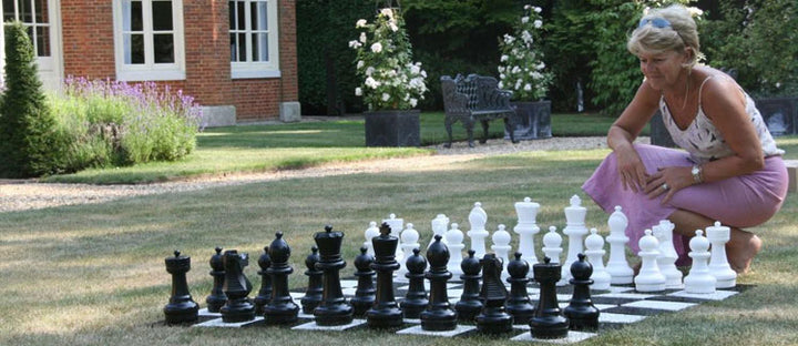 Garden Chess Pieces - 30cm (12 inches) Heavy Duty Plastic