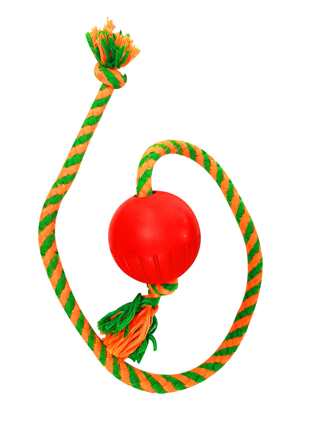 Dog Ball & Rope Toy 219gm