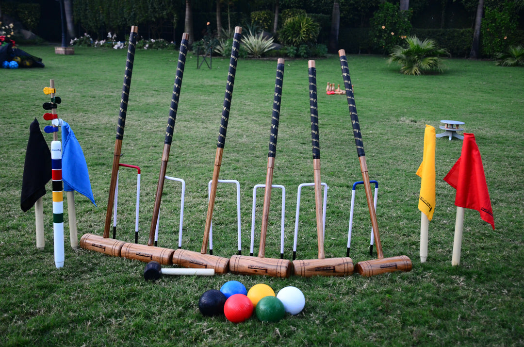 6 Player Diamond Croquet Set