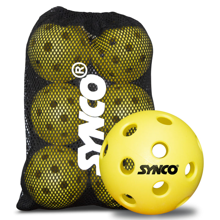 Pickleball Balls (Indoor) Set of 6