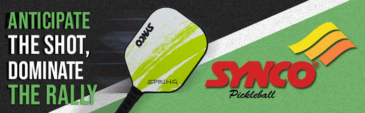 Fibreglass Pickleball Paddle 12mm, plus Two Performance Pickleballs, supplied in a Carry Bag - Spring Green